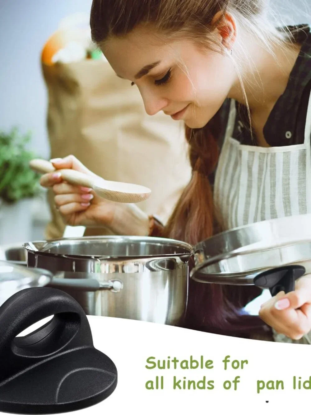 Universal Pot Lid Handle Replacement Compatible with crockpot Lids, Pan Lid Repl